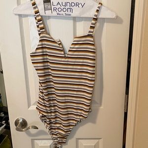 Revolve striped bodysuit